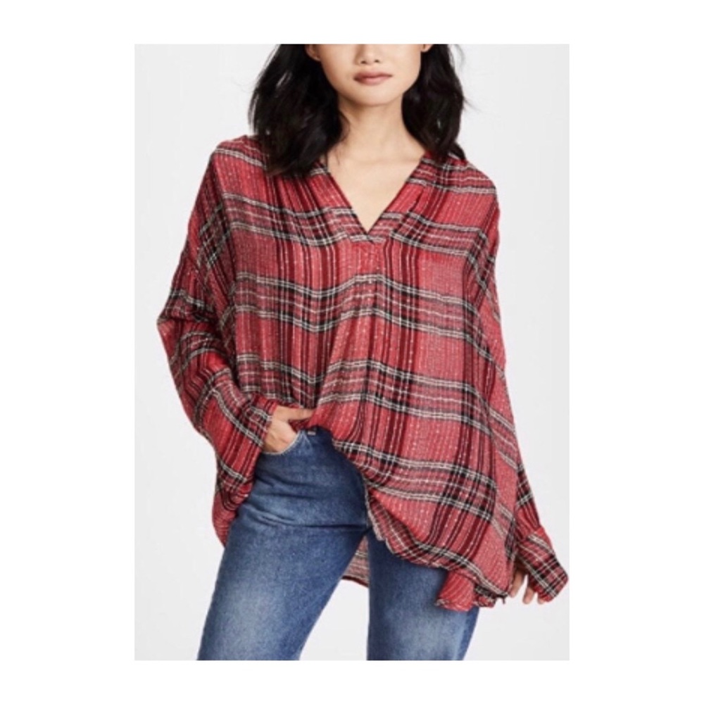 ✨Sparkle✨Free People Blouse Perfect for the Holidays!